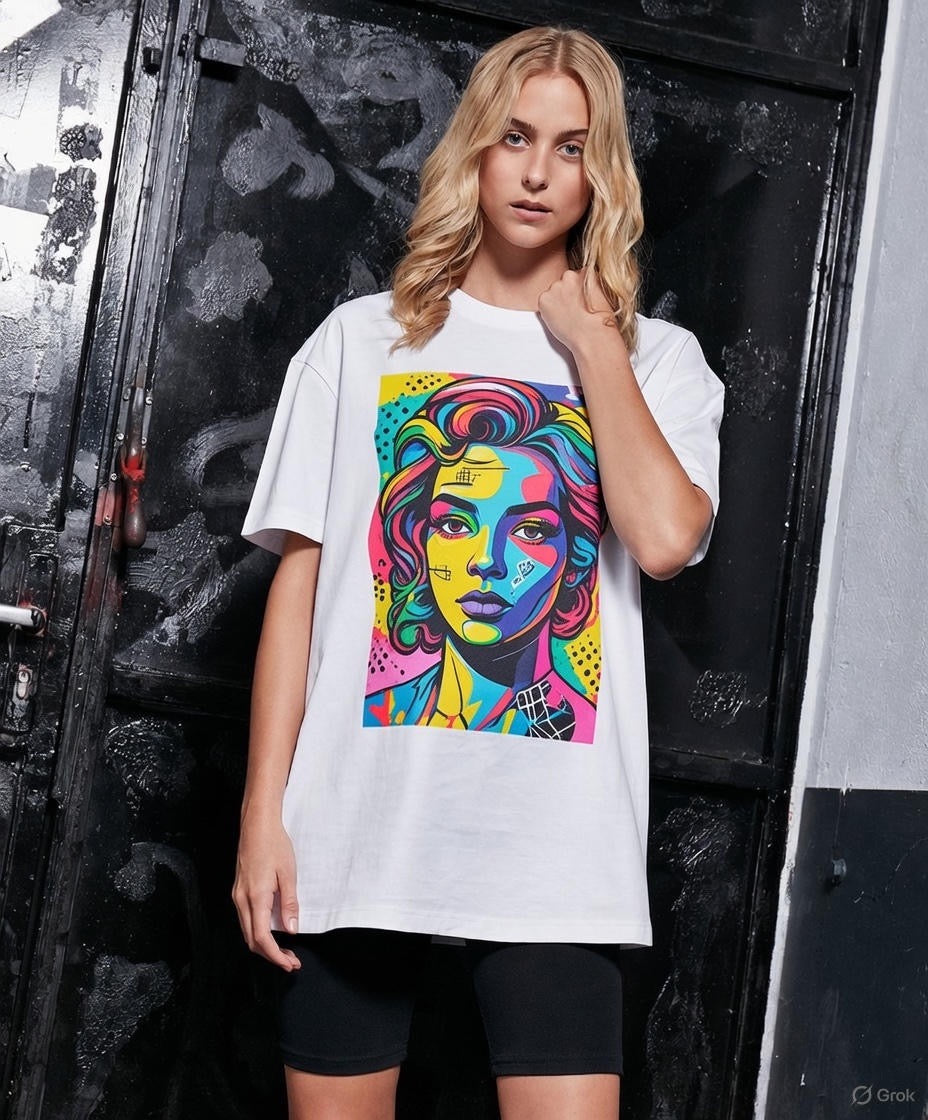Ladies Oversized T Shirt