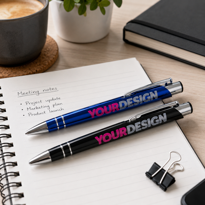 Personalised Pens Blue
