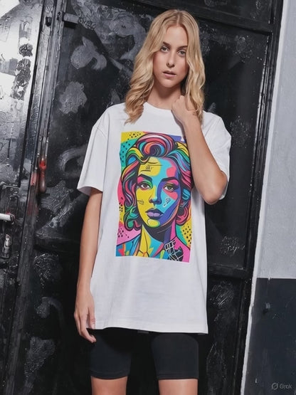 Ladies Oversized T Shirt